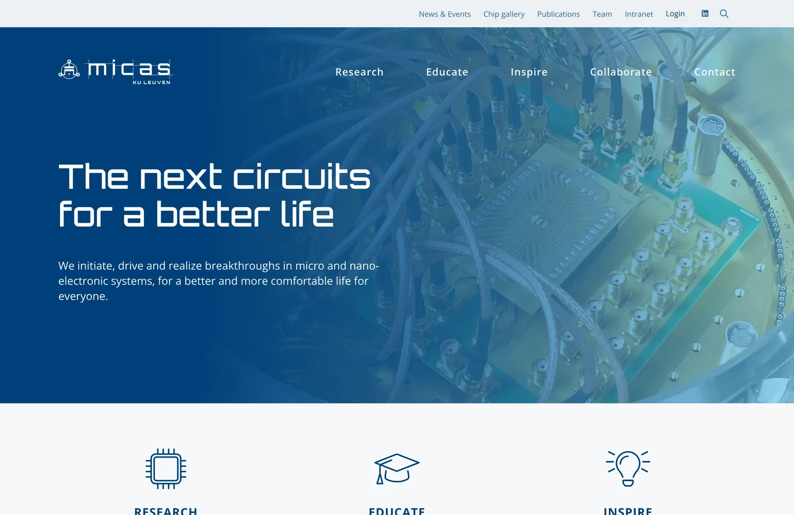 The KU Leuven MICAS research site