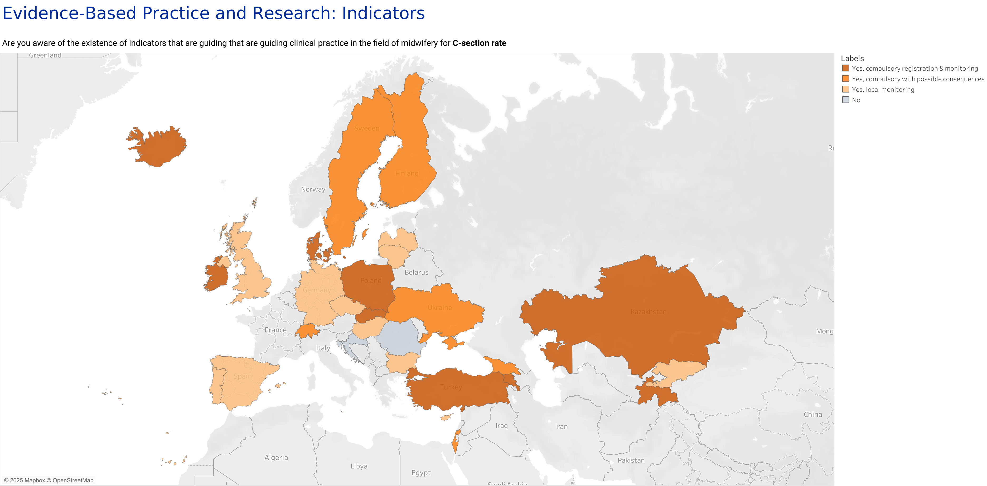 Evidence-Based Practice and Research - Midwifery Indicators