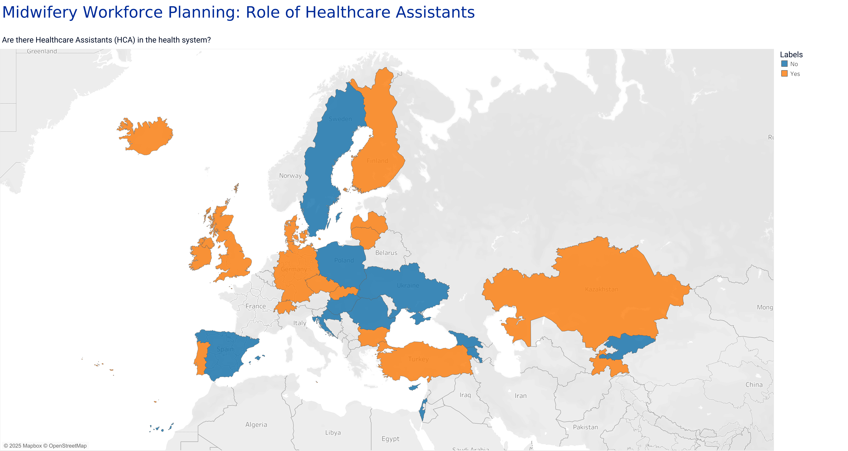 Midwifery Workforce Planning - Role of Healthcare Assistants