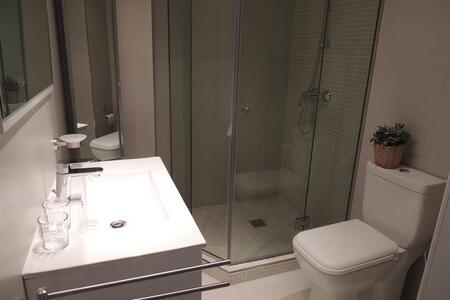 Badezimmer auf dem Flur