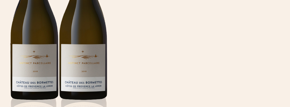 2022 Instinct Parcellaire Blanc, Château des Bormettes, Côtes-de-Provence La Londe AOC, Provence, France