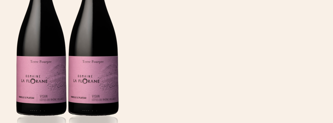 2023 Terre Pourpre, Domaine La Florane, Côtes-du-Rhône Villages Visan AOC, Rhône Valley, France