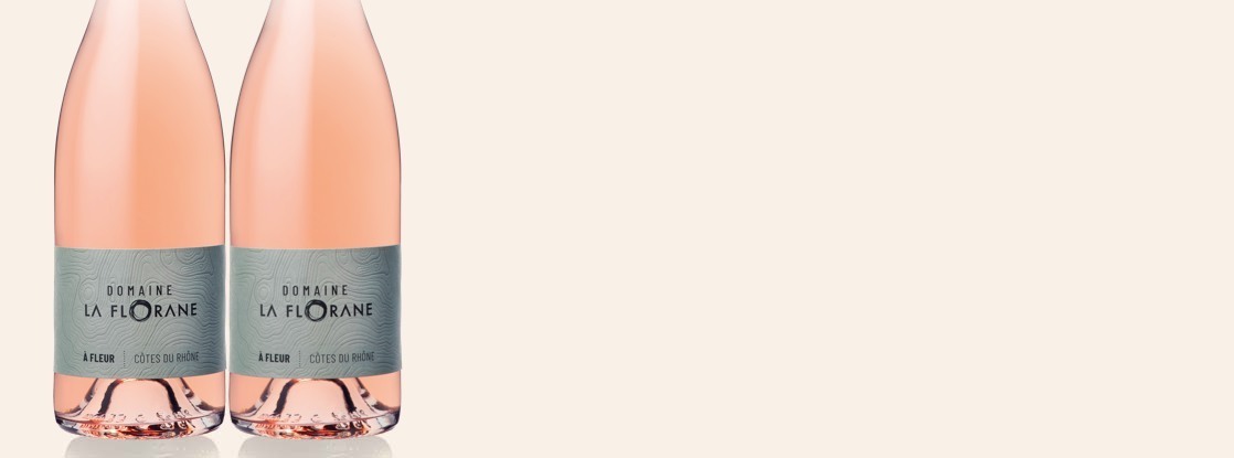 2025 A Fleur rosé, Domaine La Florane, Côtes-du-Rhône Villages Visan AOC, Vallée du Rhône, France