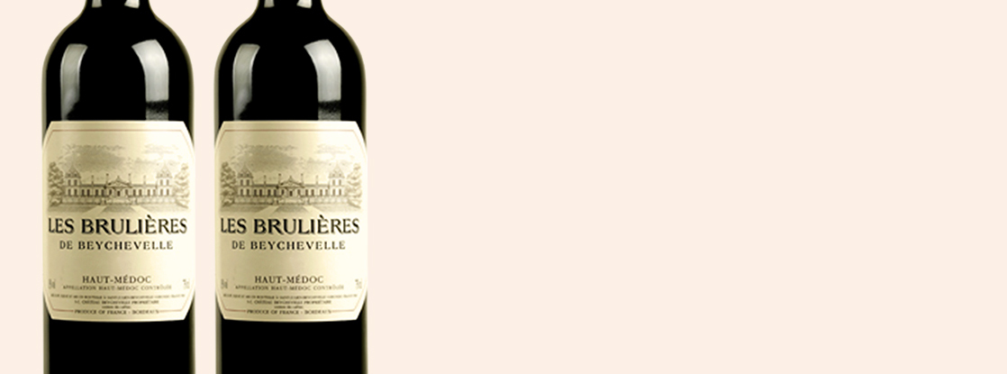 2011 Les Brulières de Beychevelle, Haut-Médoc AOC, Bordeaux, Frankrijk