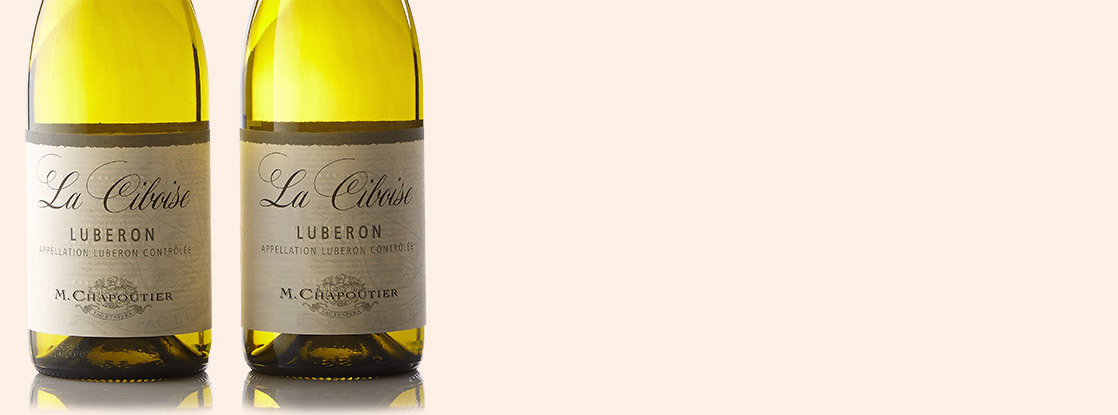 2012 Ciboise Blanc, M. Chapoutier, Luberon AOC, Rhône-vallei, Frankrijk