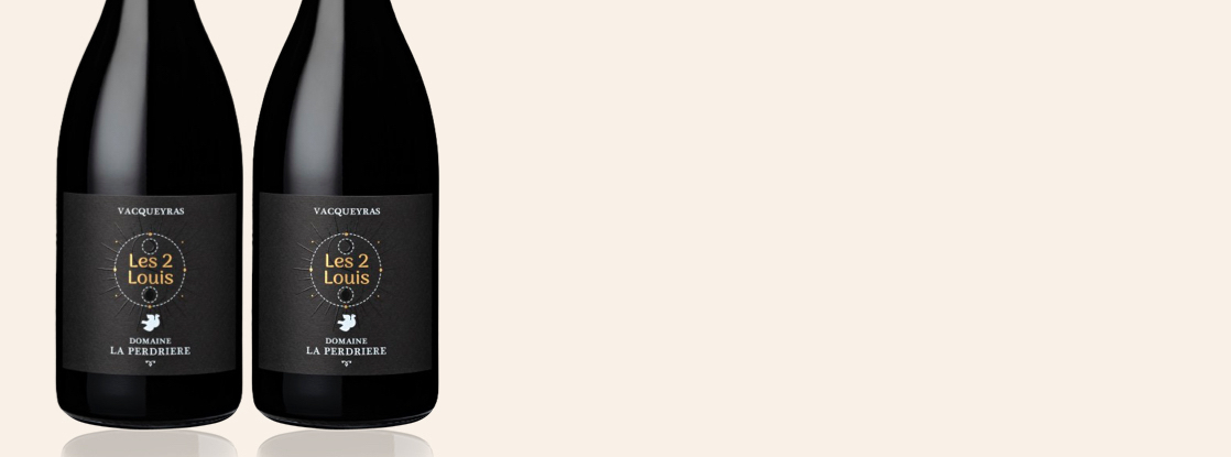 2022 Les 2 Louis, Domaine La Perdrière, Vacqueyras AOC, Rhône Valley, France