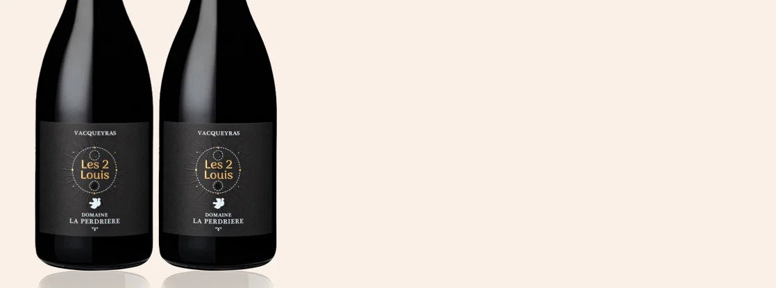 2020 Les 2 Louis Magnum, Domaine Chamfort, Vacqueyras AOC, Rhône Valley, France