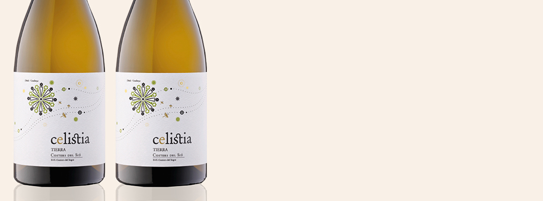 2018 Celistia Tiera Blanco, Costers del Sió, Costers del Segre DO, Catalonië, Spanje