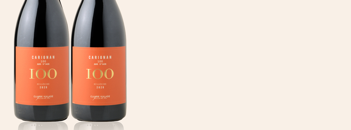 2024 Carignan 100 ans, Domaine Claude Vialade, Pays Aude IGP, Languedoc-Roussillon, France