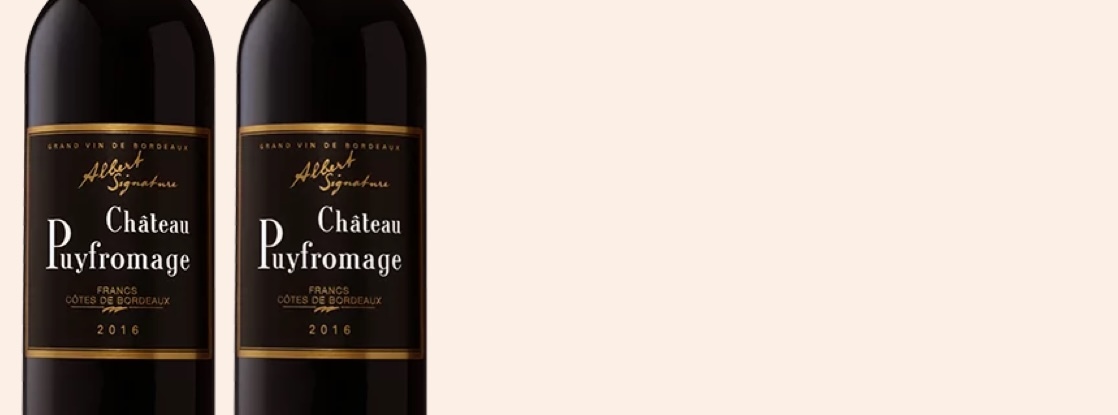 2016 Albert Signature, Château Puyfromage, Francs Côtes de Bordeaux AOC, Bordeaux, France