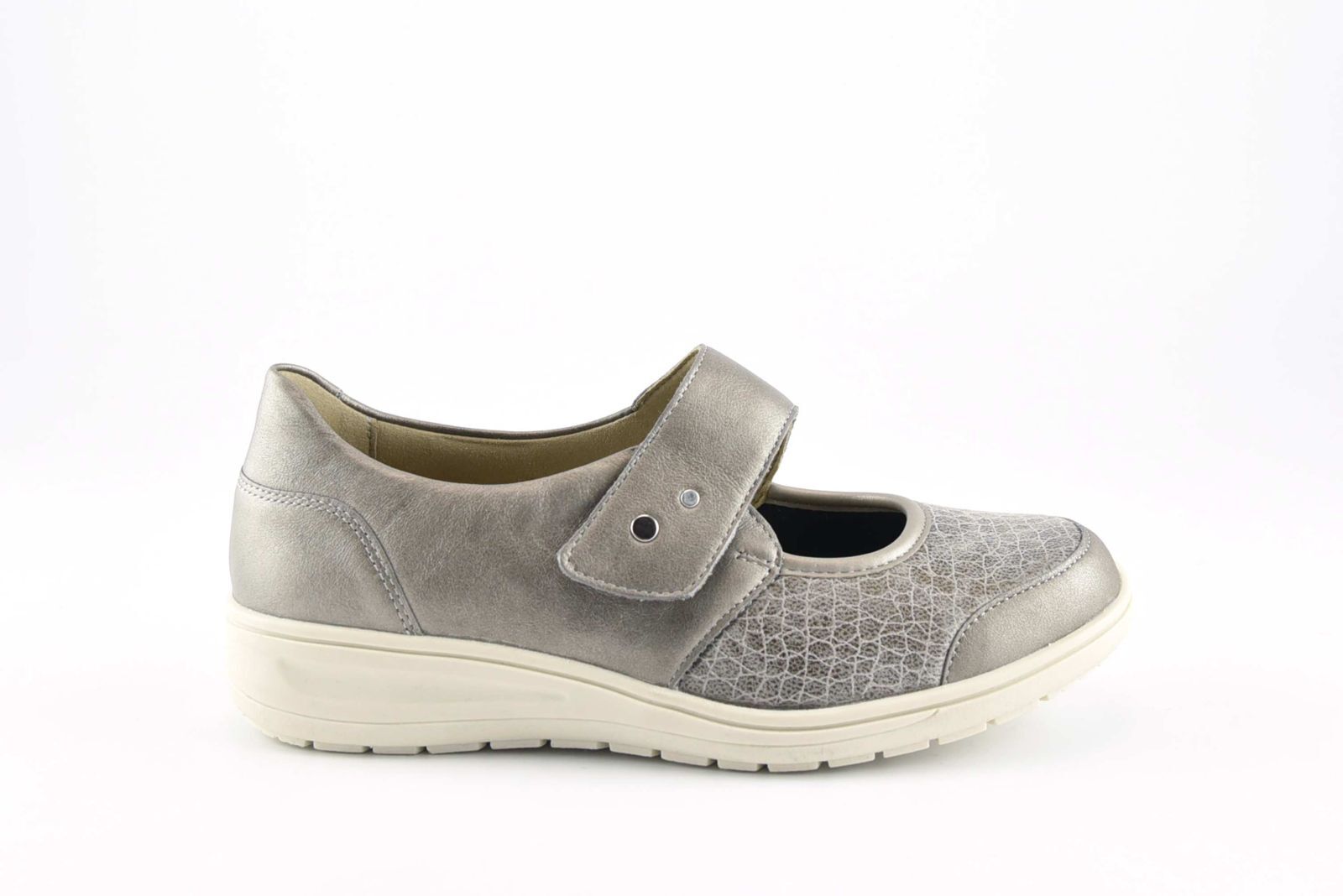 Ballerina met velcro • Passo Per Passo • Schoenen voor dames en heren •  Haacht