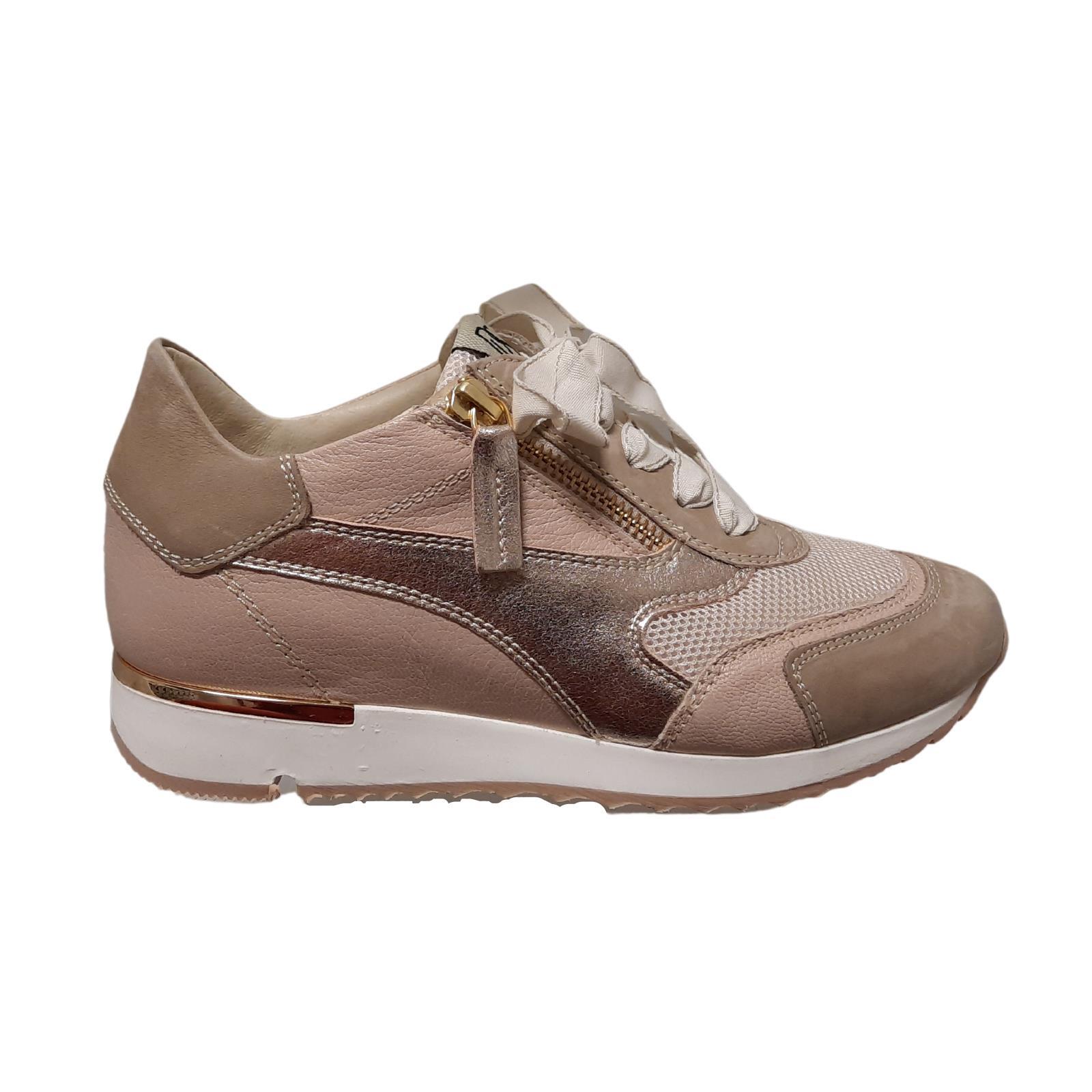 Sneaker goud/nude/beige • Passo Per Passo • Schoenen voor dames en heren •  Haacht