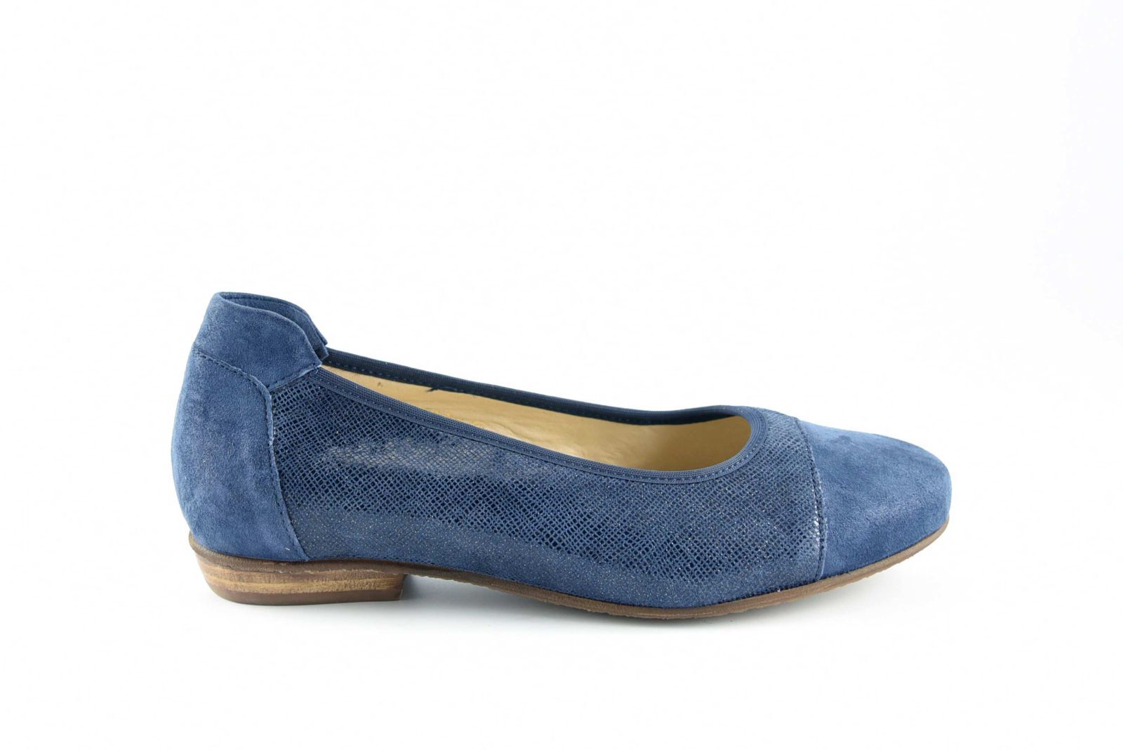 Ballerina blauw • Passo Per Passo • Schoenen voor dames en heren • Haacht