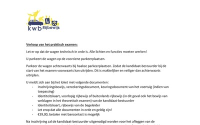 Ondersteuning Vrije Begeleiding Kwb Rijbewijs