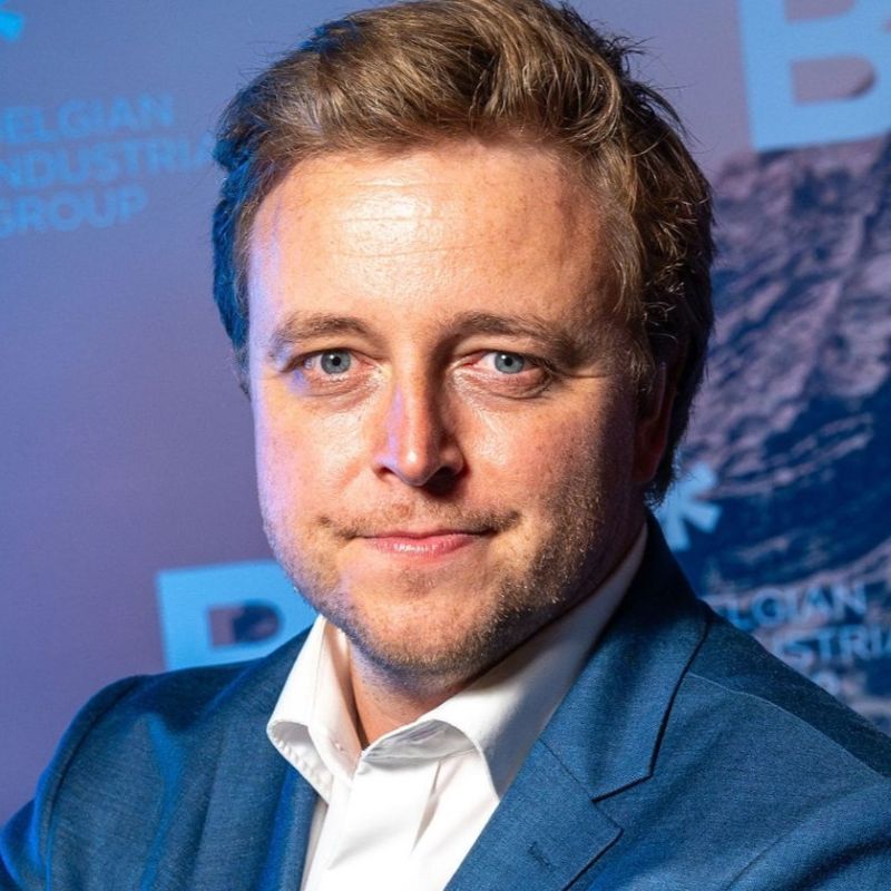 Portret van jurylid Jérôme Leclef, ondernemer en oprichter van Belgian Industrial Group.