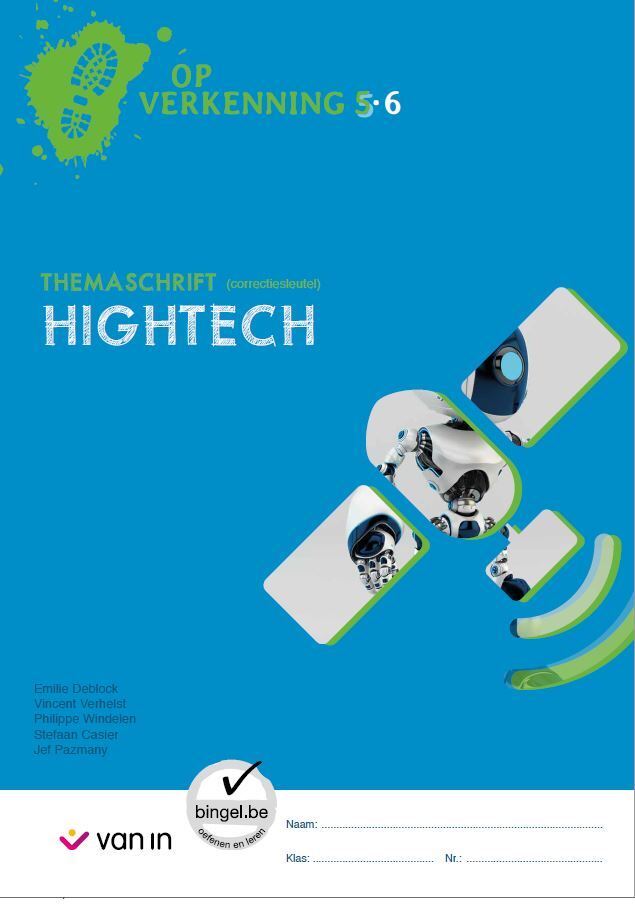 Op verkenning 5 - themaschrift Hightech - Correctiesleutel