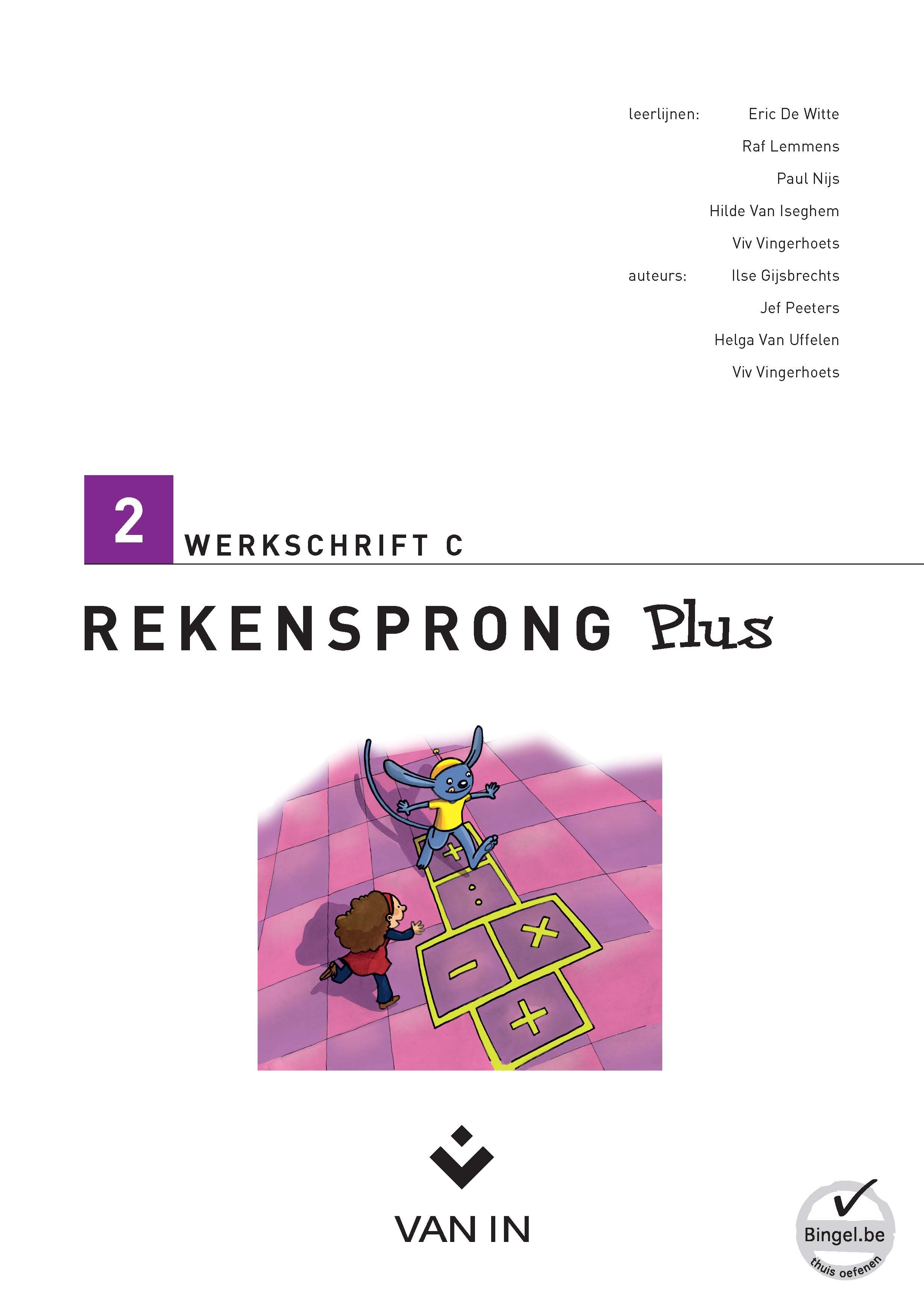 Rekensprong plus 2 werkschrift c