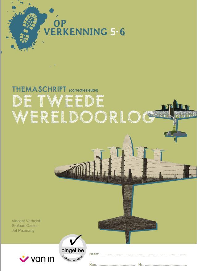 Op verkenning 6 - Themaschrift De tweede wereldoorlog - Correctiesleutel