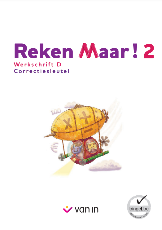 Reken Maar! 2 - werkschrift D correctiesleutel