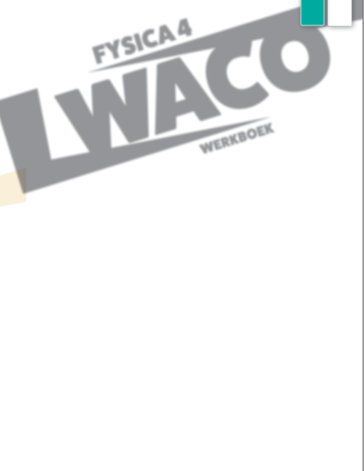 WACO Fysica 4 Werkboek - Doorstroomfinaliteit 1u (incl. Scoodle) (ed. 1 - 2022 )