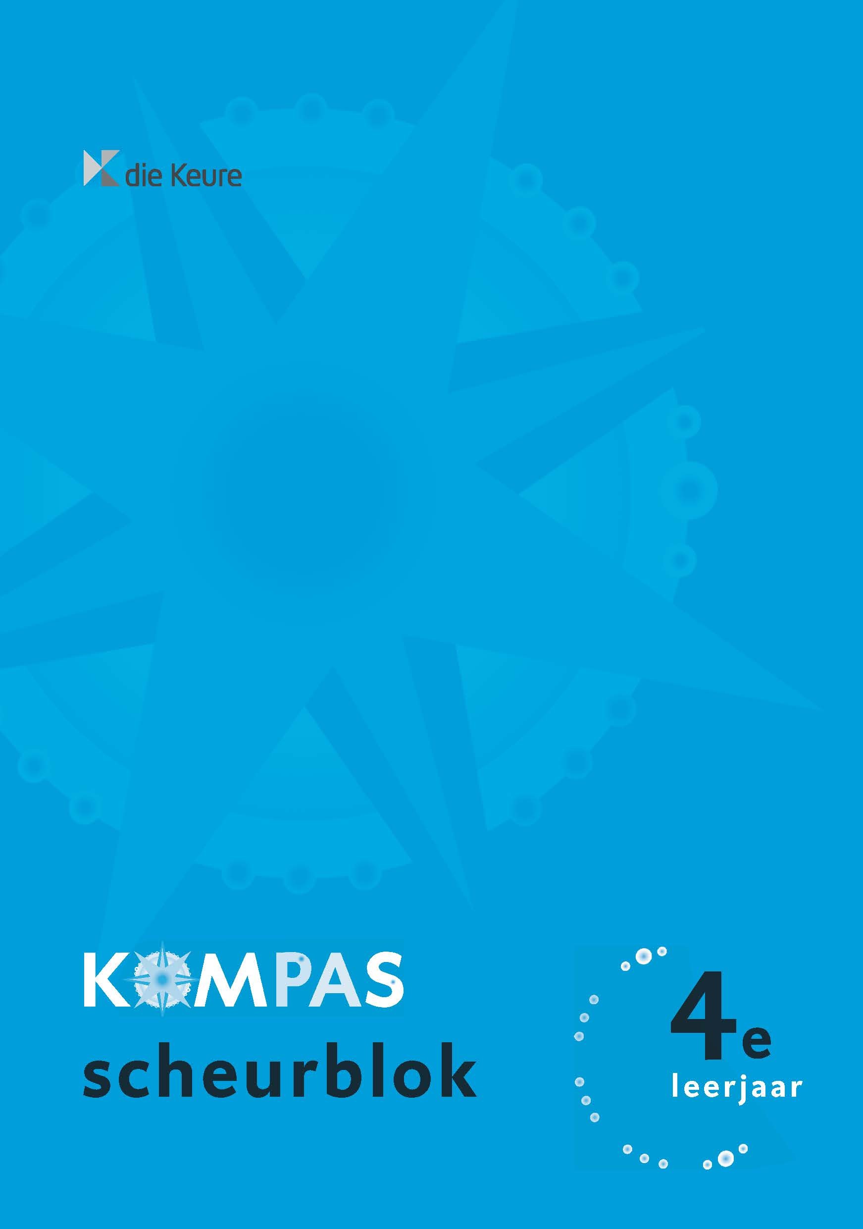 Kompas 4 scheurblok blauw