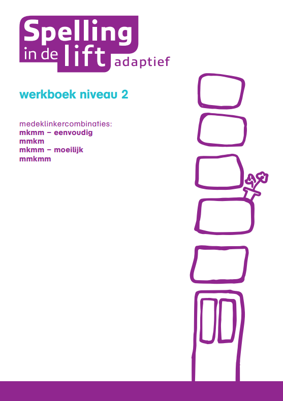 Spelling in de lift adaptief – werkboekje niveau 2