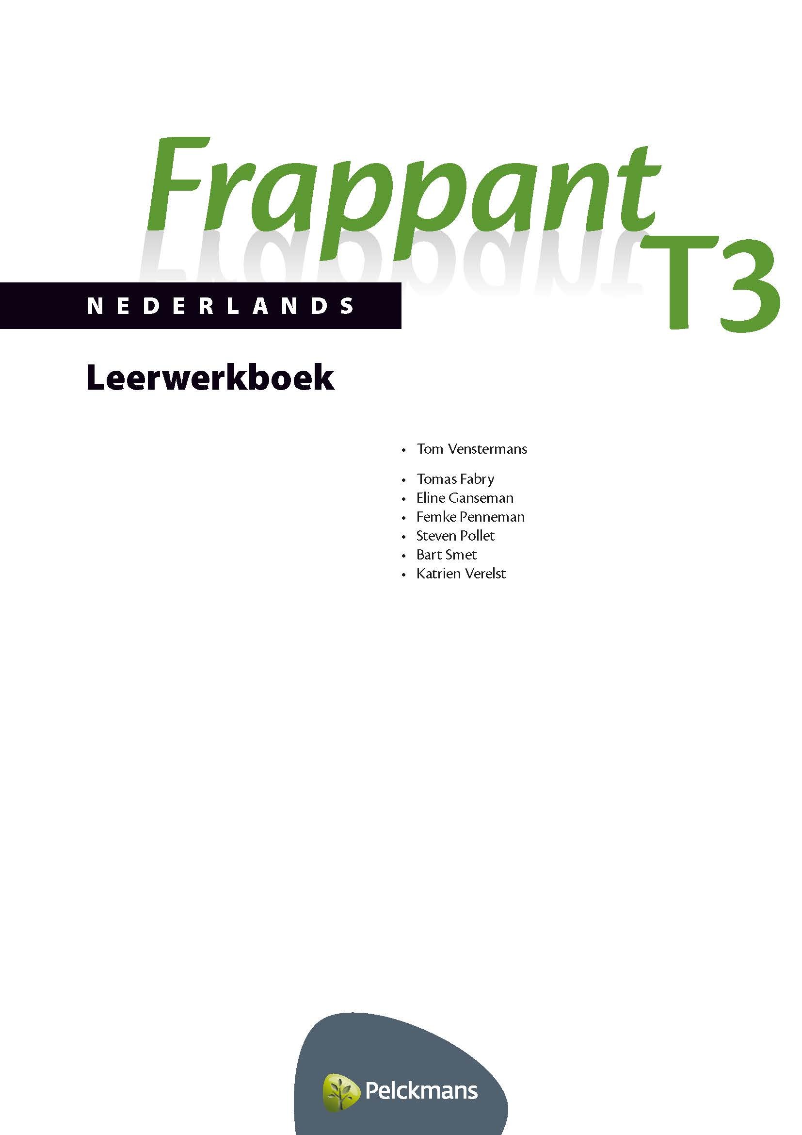 Frappant Nederlands T3 Leerwerkboek