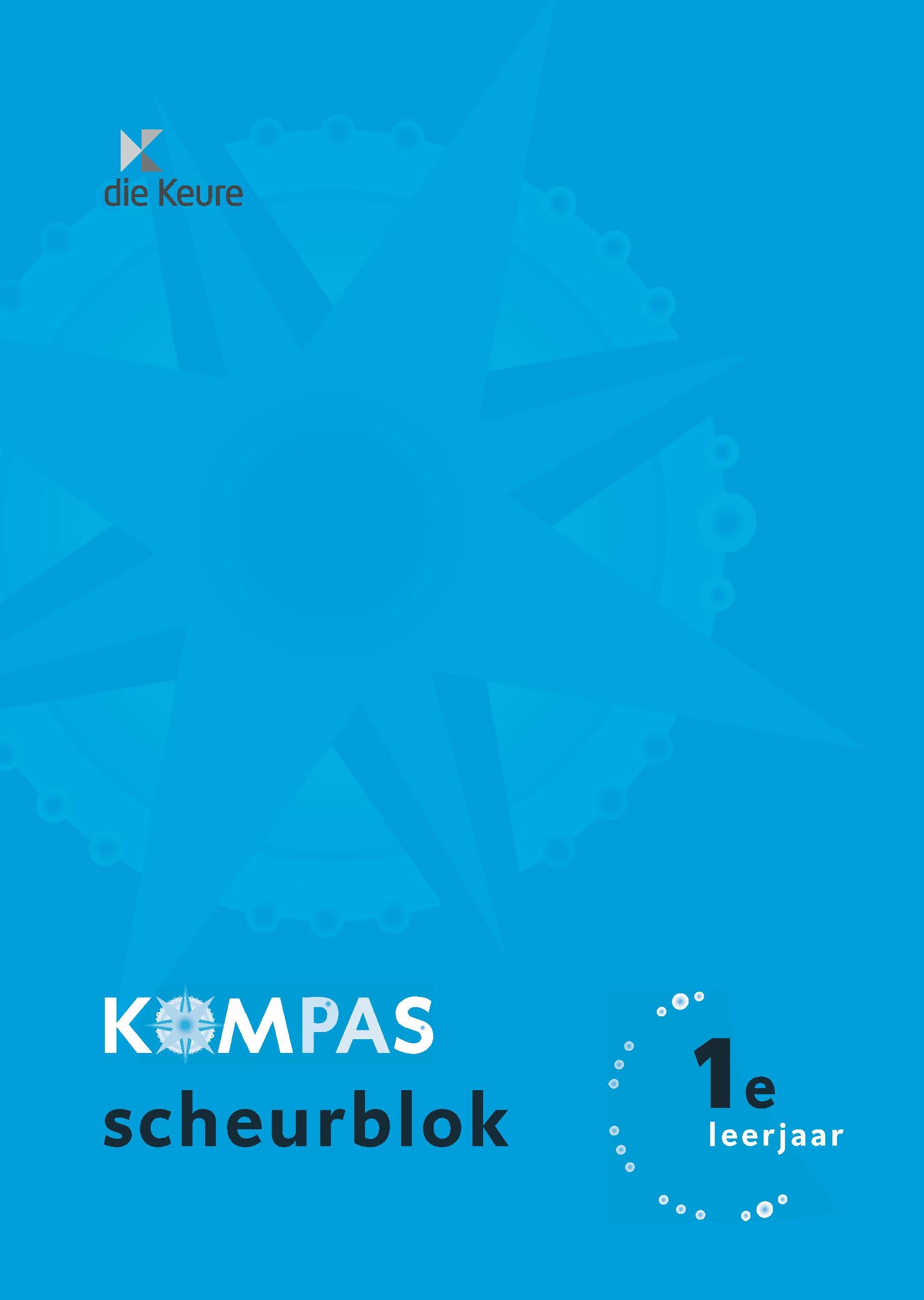 Kompas 1 scheurblok blauw