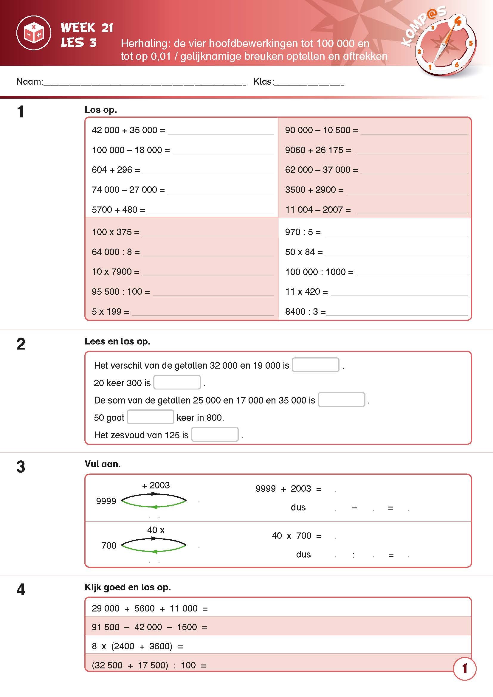 Komp@s 4 werkboek 5