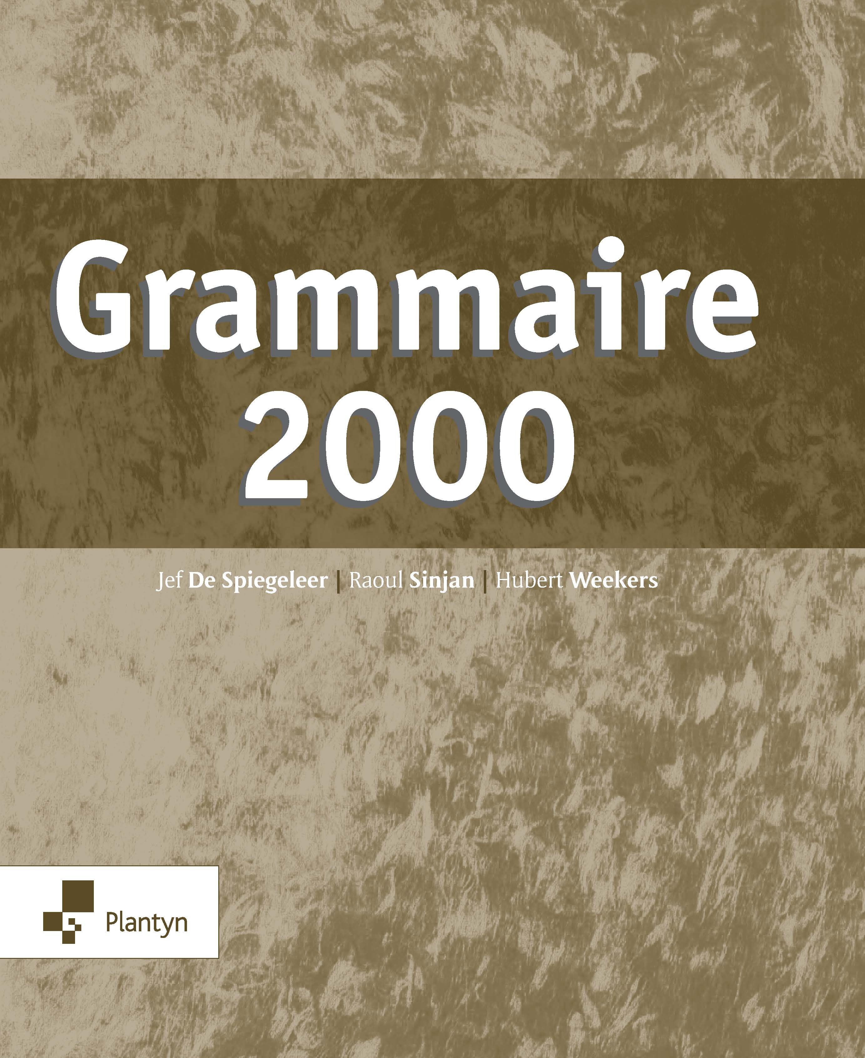 Grammaire 2000 (2012)