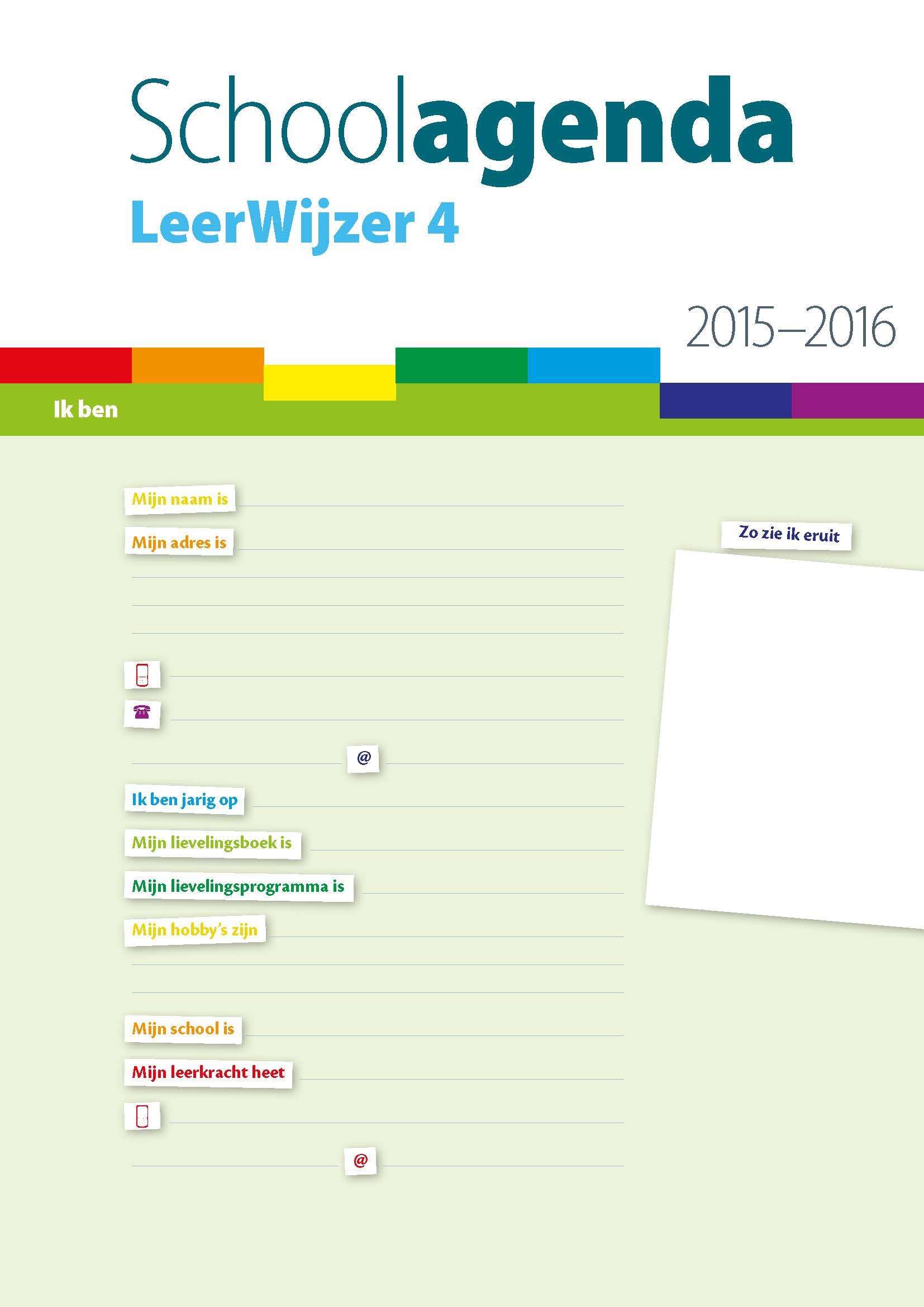 Schoolagenda LeerWijzer 4 2015-2016