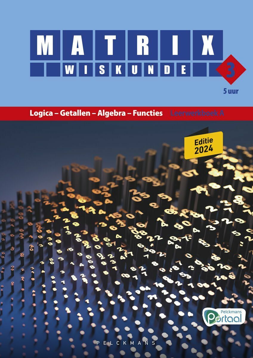 Matrix Wiskunde 3.5 Leerwerkboek A Logica – Getallen – Algebra – Functies (editie 2024)