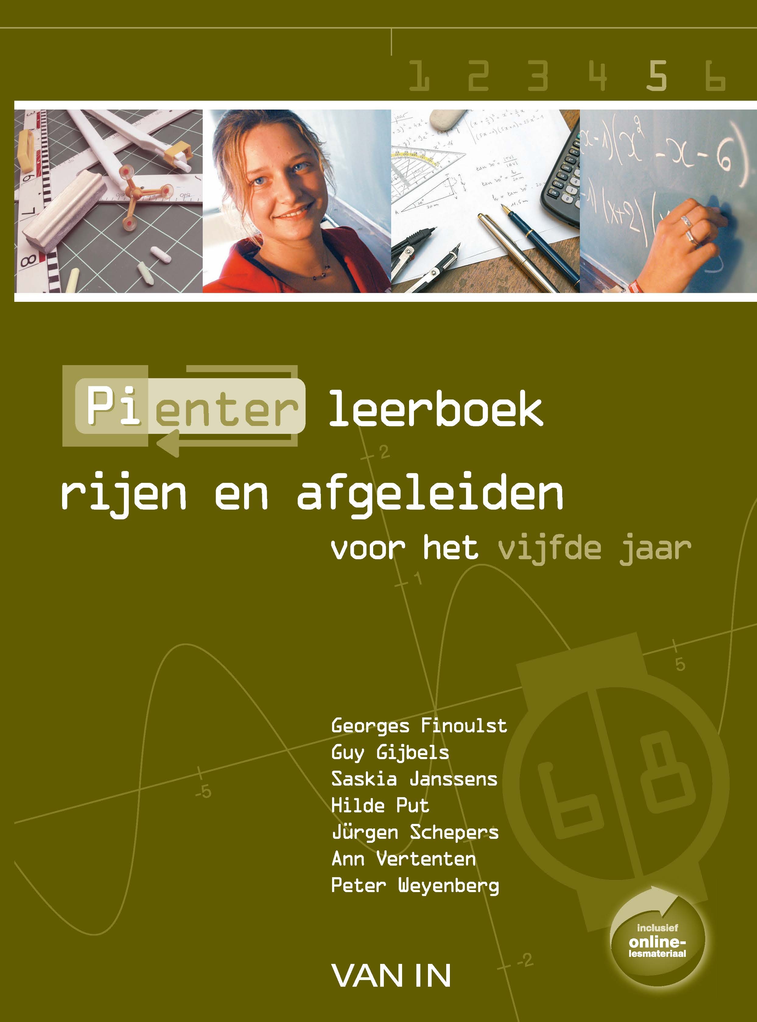 Pienter leerboek rijen en afgeleiden voor het vijfde jaar