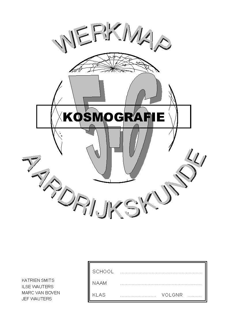 Werkmap aardrijkskunde 5-6 kosmografie