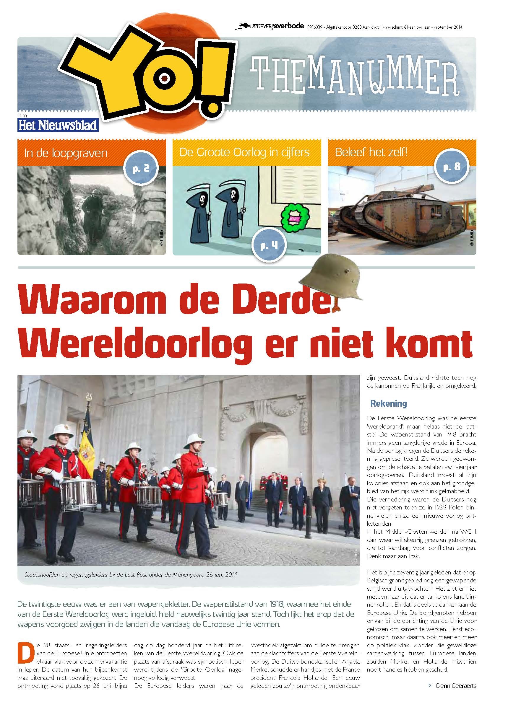 Yo! September 2014 De grote Wereldoorlog