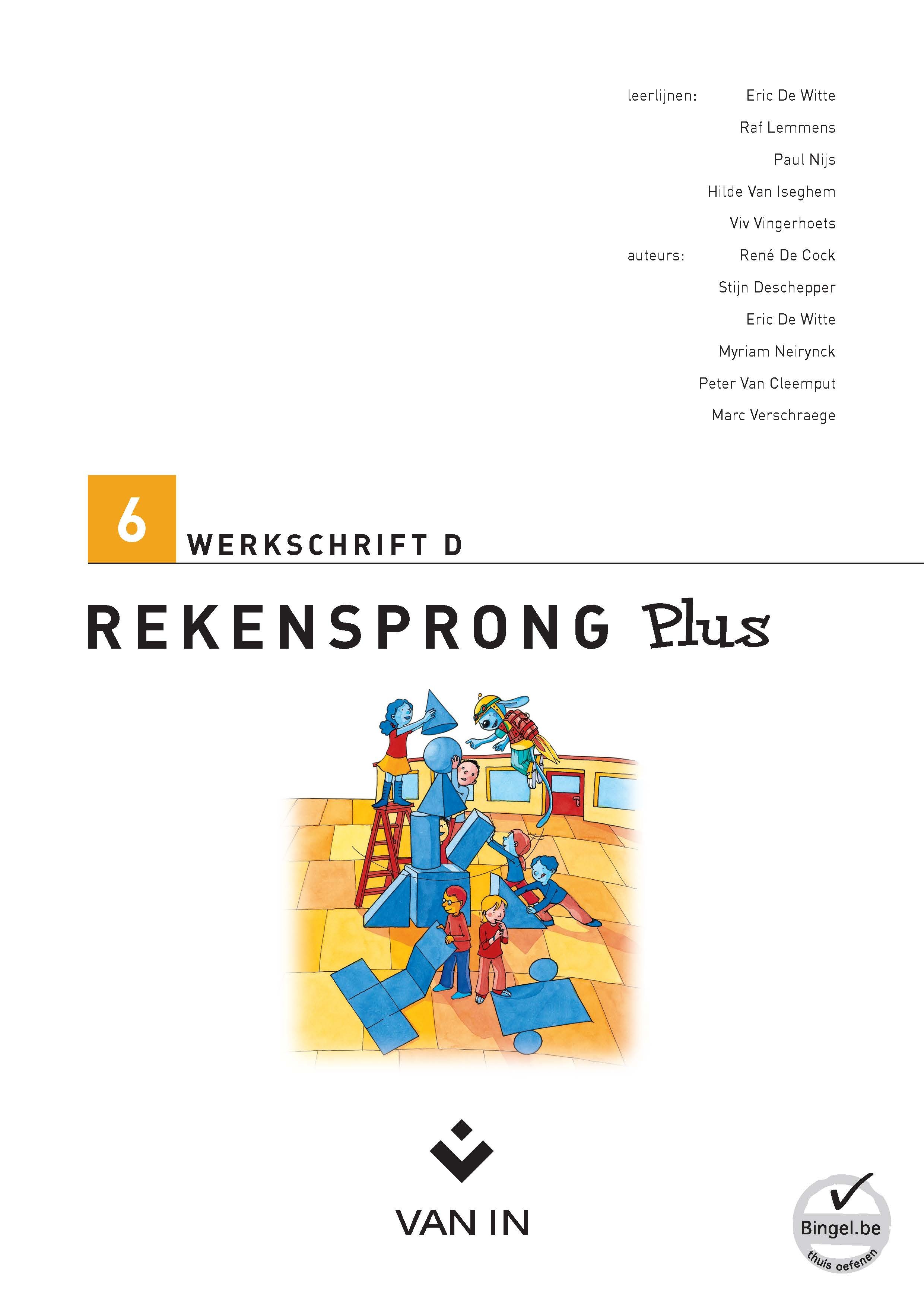 Rekensprong plus 6 werkschrift d