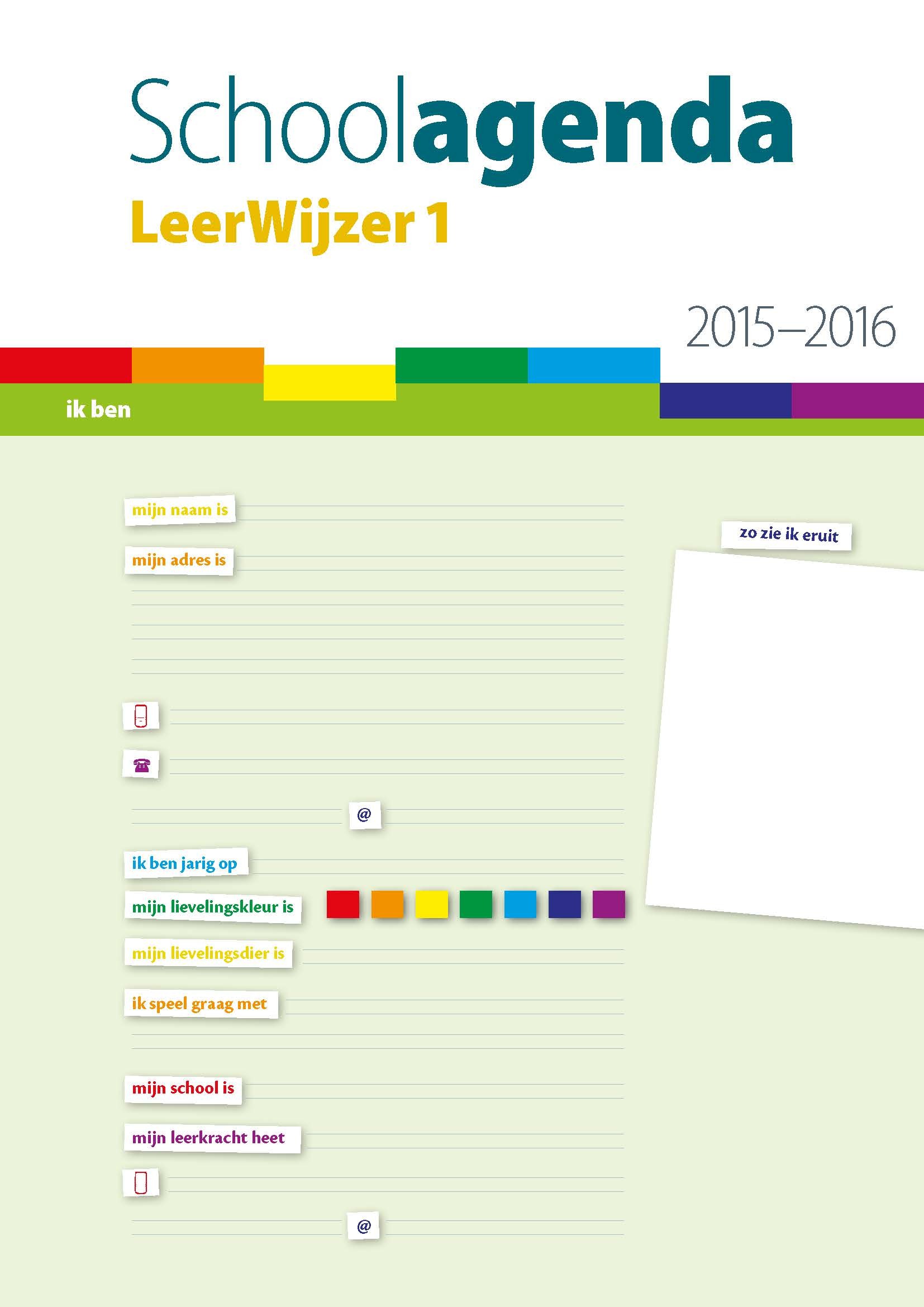 Schoolagenda LeerWijzer 1 2015-2016