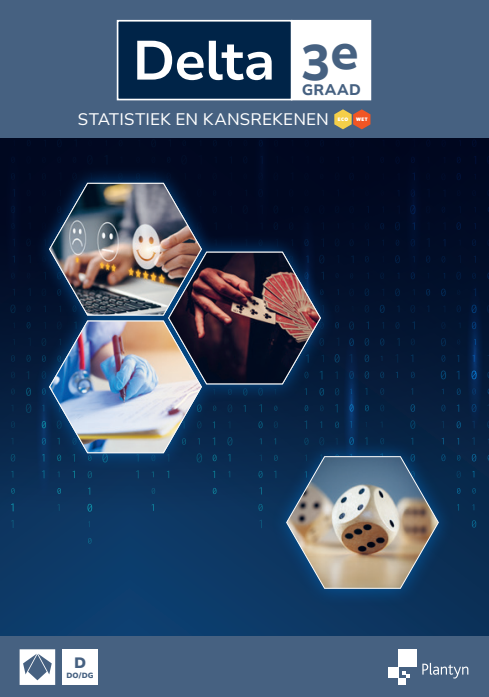 Delta 3e graad Statistiek & kansrekenen Leerboek Doorstroomfinaliteit economie/wetenschappen