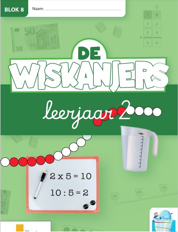 De Wiskanjers (IJsbergversie) 2 Werkboek Blok 8