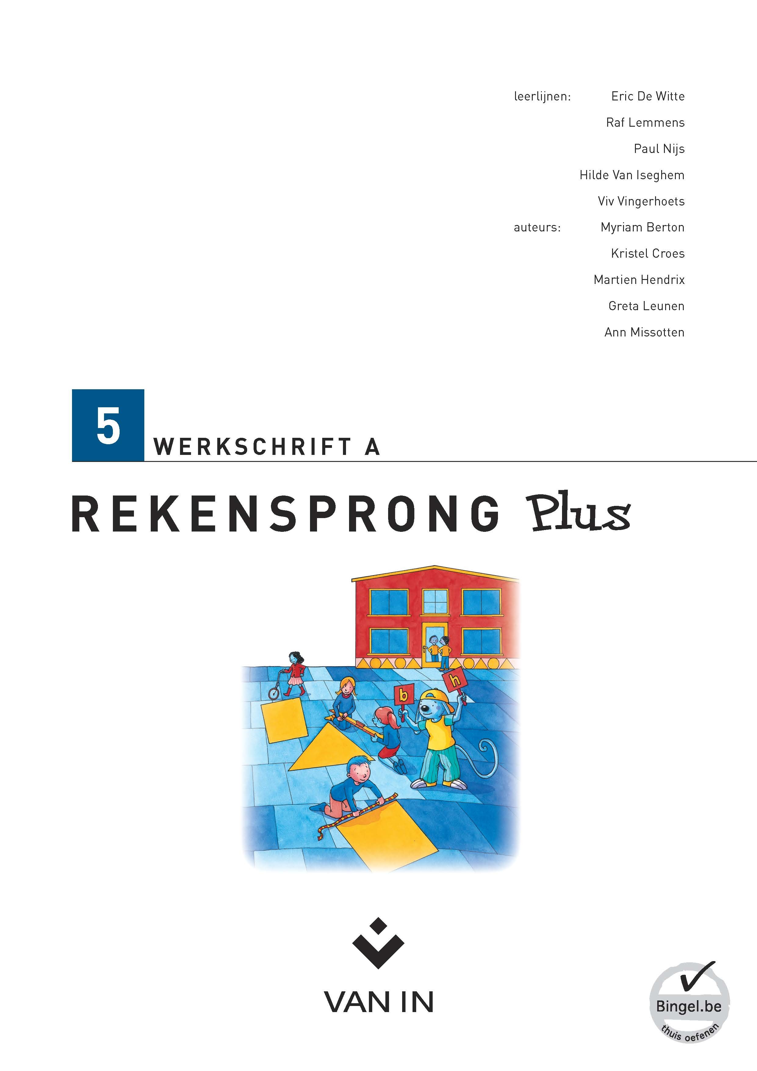 Rekensprong plus 5 werkschrift a