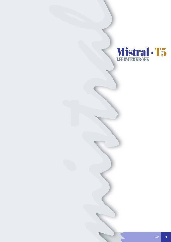 Mistral 5T leerwerkboek