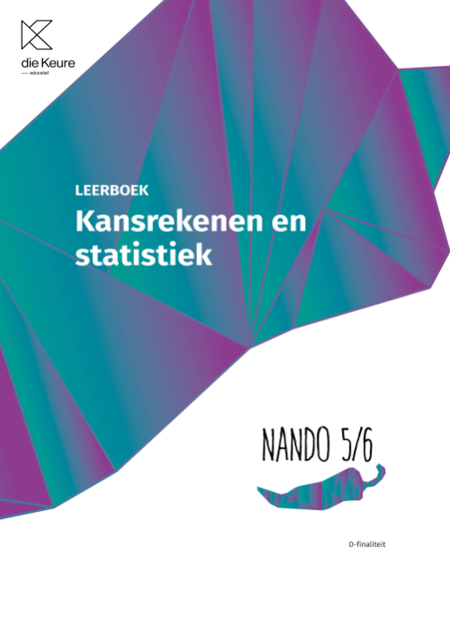 Nando 5/6 leerboek Kansrekenen en statistiek D-basis