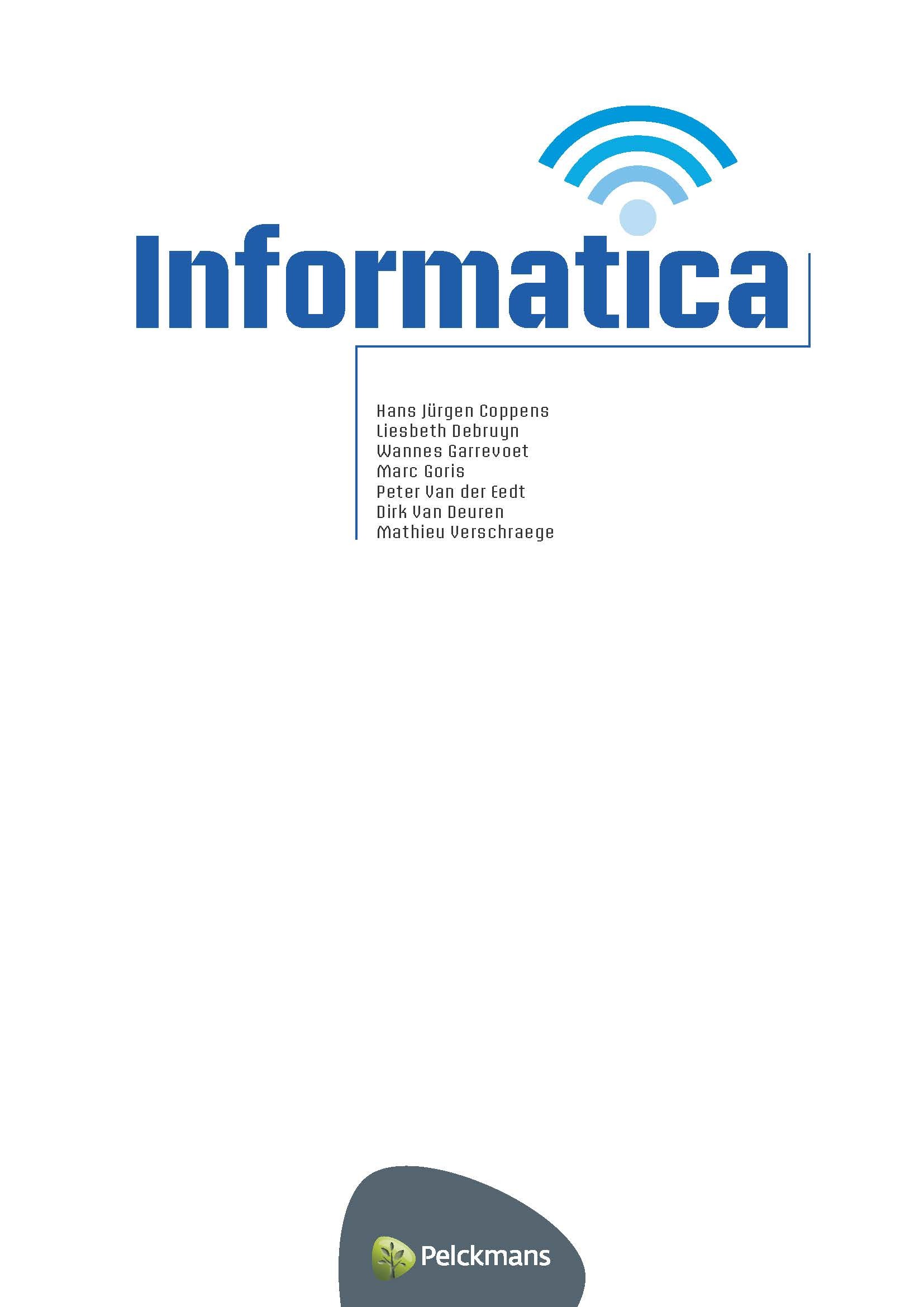 Informatica 2012 Leerwerkboek 