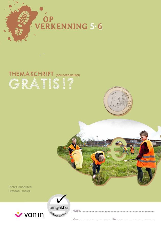 Op verkenning 6 - Gratis? - Correctiesleutel