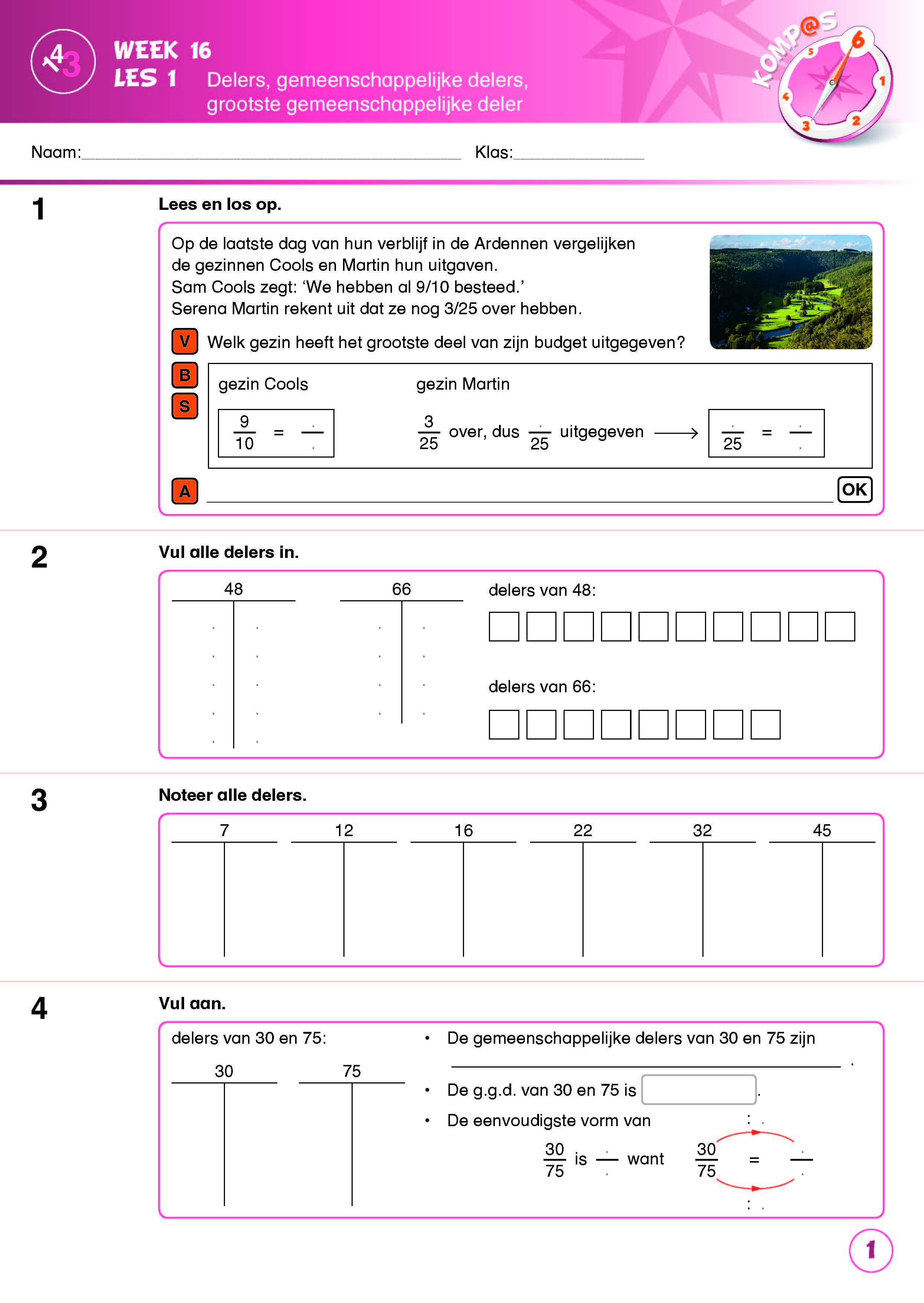 Komp@s 6 Werkboek 4