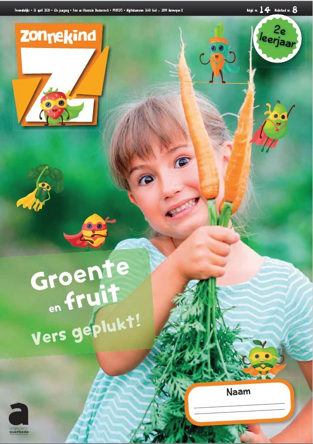 Zonnekind 14 - Groente en fruit, vers geplukt! 2de leerjaar