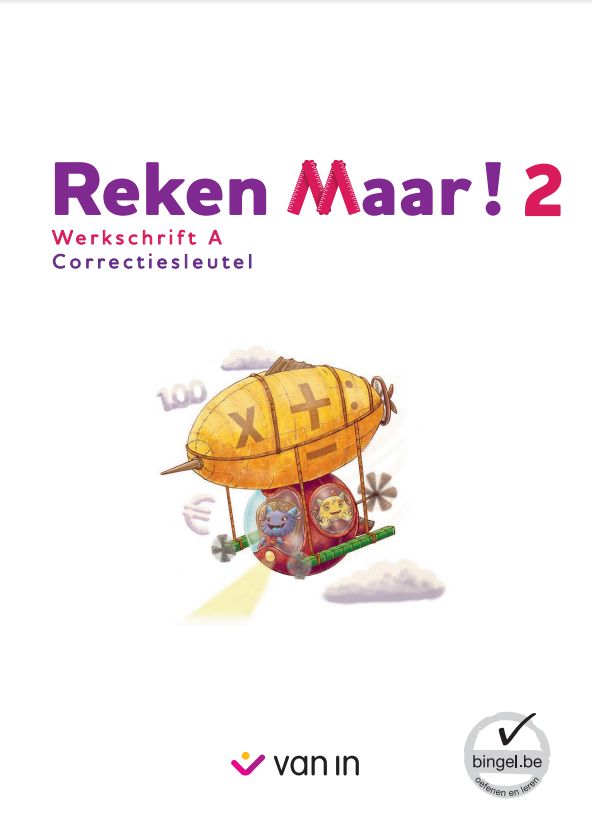 Reken Maar! 2 - werkschrift A correctiesleutel