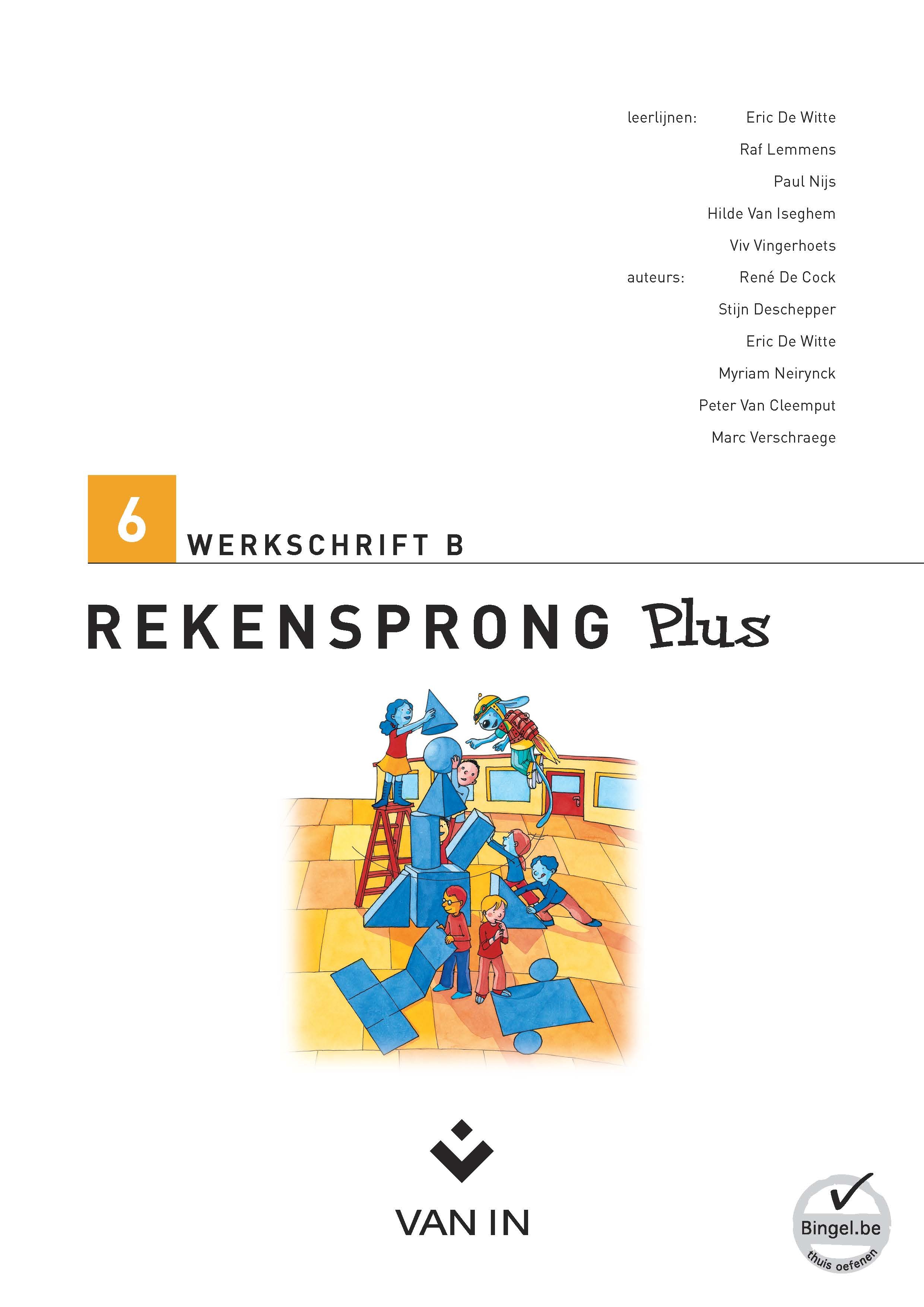 Rekensprong plus 6 werkschrift b