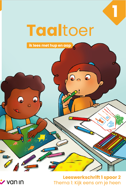 Taaltoer 1 - hup&aap - leeswerkschrift 1 spoor 2