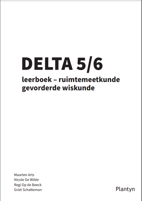 Delta 5/6 Ruimtemeetkunde Activerend leerboek - Doorstroomfinaliteit gevorderde wiskunde